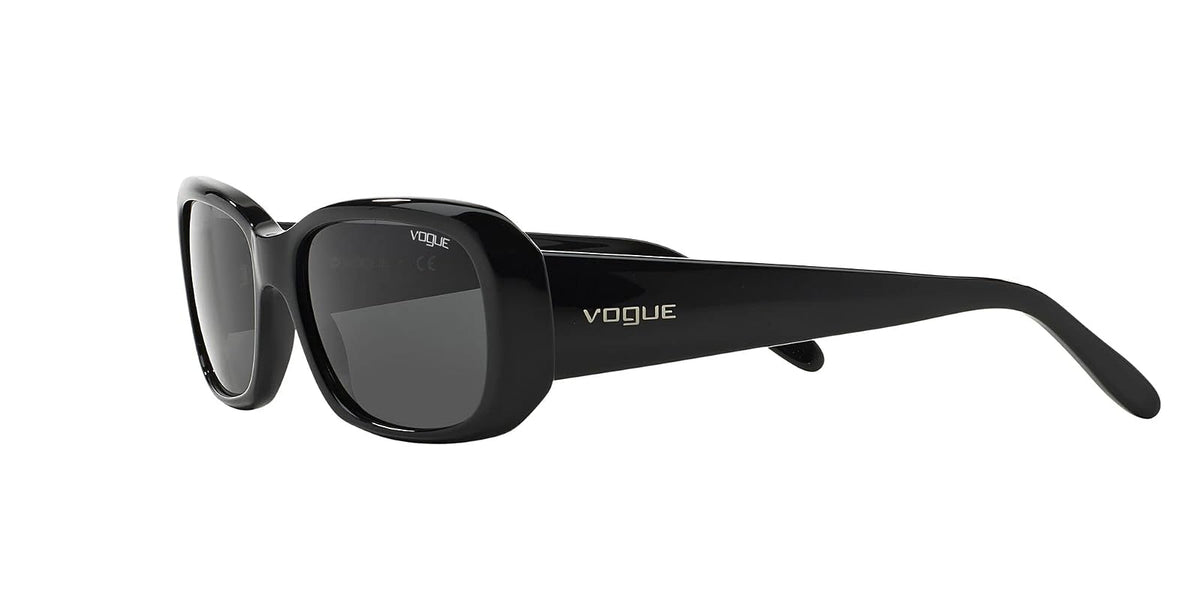 Vogue Eyewear anteojos de sol para mujer, marco de Havana oscuro, lentes degradadas café polar, 55 mm