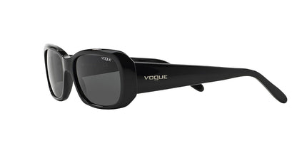 Vogue Eyewear anteojos de sol para mujer, marco de Havana oscuro, lentes degradadas café polar, 55 mm