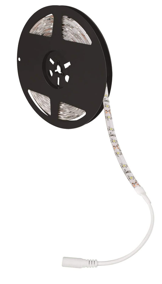 TIRA LED AKSI SMD 3528 LUZ ROJO. Potencia 16W, 5 mts, 60 LED/mt, Para exteriores e interiores IPX6. Incluye transformador