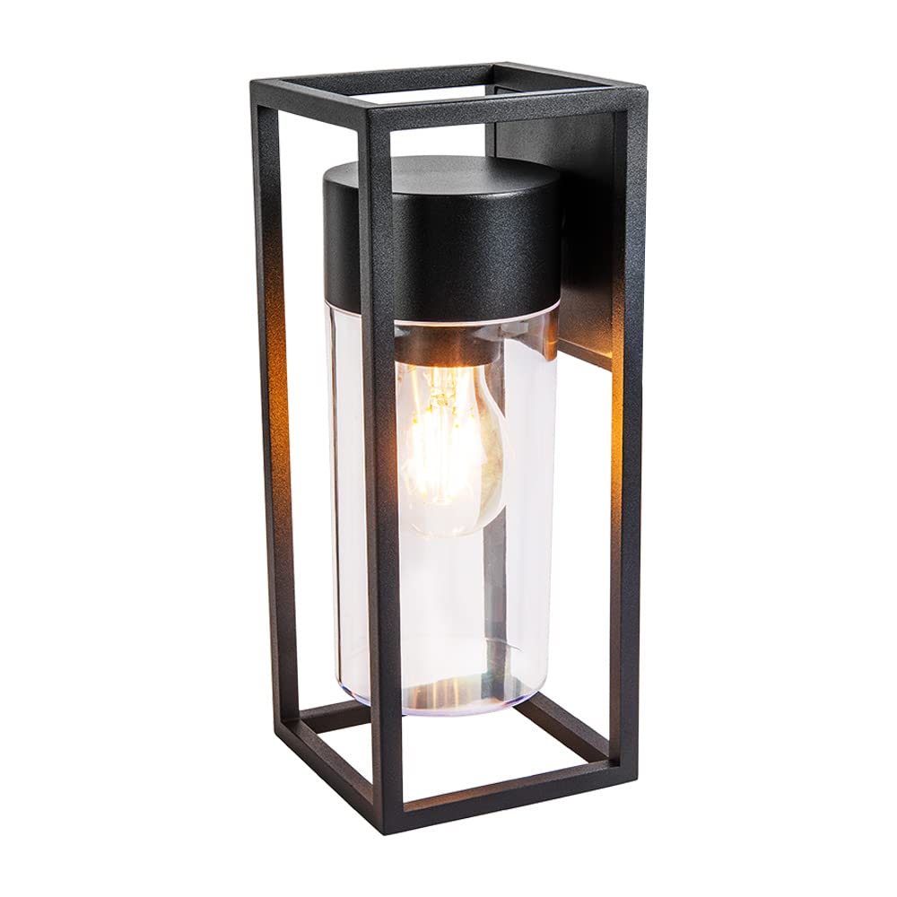 Tecnolite Lámpara de Pared Arbotante Tipo Farol Exterior, Potencia Máx. 60 W, Base E27, IP44, No incluye foco