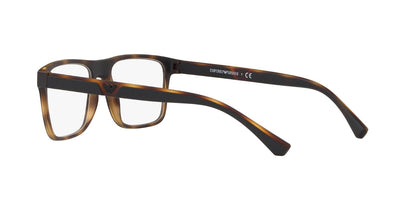 Emporio Armani Ea4115 - Marcos para anteojos graduadas para hombre con dos clips intercambiables rectangulares