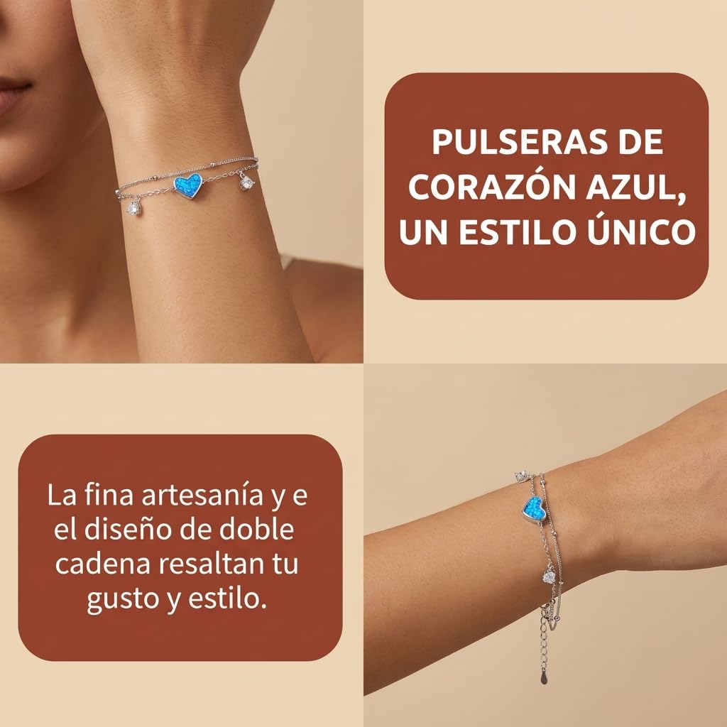 XYPHIELLE Tobillera de Corazón en Plata 925 para Mujer, Pulsera de Tobillo Ajustable con Dije, Joyería de Verano para Playa y Viajes, Regalo Romántico