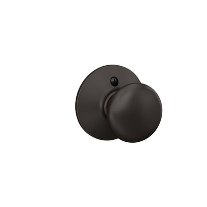 Schlage Plymouth Perilla de pasaje para puerta, Dummy, n/a, Aged Bronze