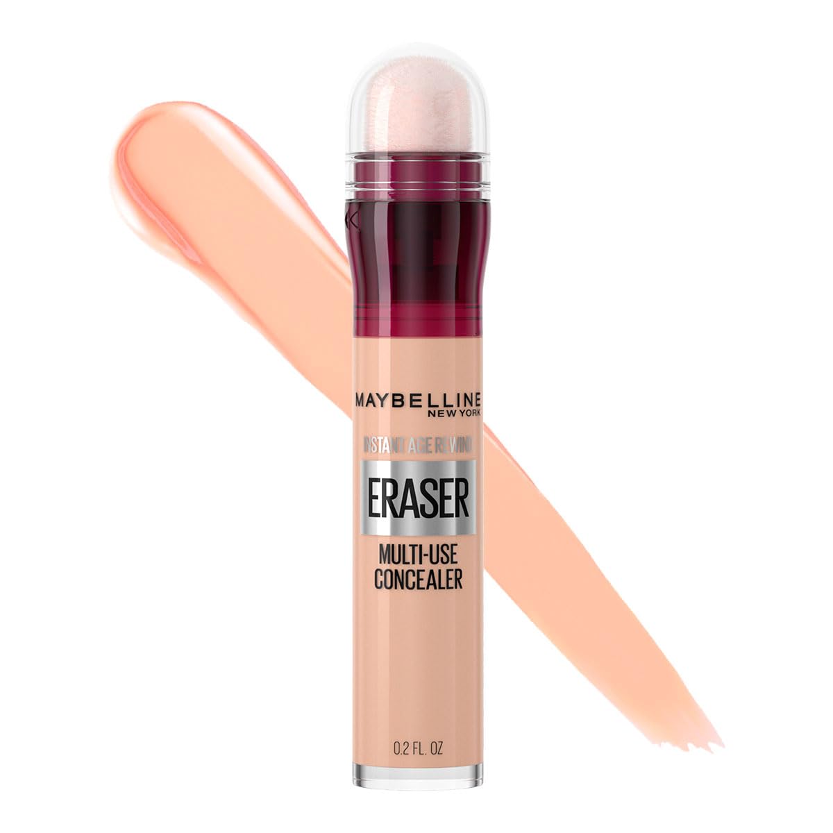 Maybelline Instant Age Rewind Corrector facial 3 en 1, Tono Light Honey, 6ml - Maquillaje que borra ojeras y líneas finas, cubre imperfecciones, corrige, contornea e ilumina, cobertura media, hasta 12hrs de uso hidratante