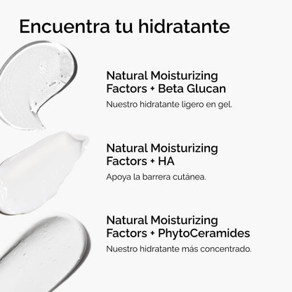 The Ordinary Natural Moisturizing Factors + HA, Crema Hidratante con Ácido Hialurónico y Factores Hidratantes, hidratante ligero que apoya la barrera de humedad de la piel