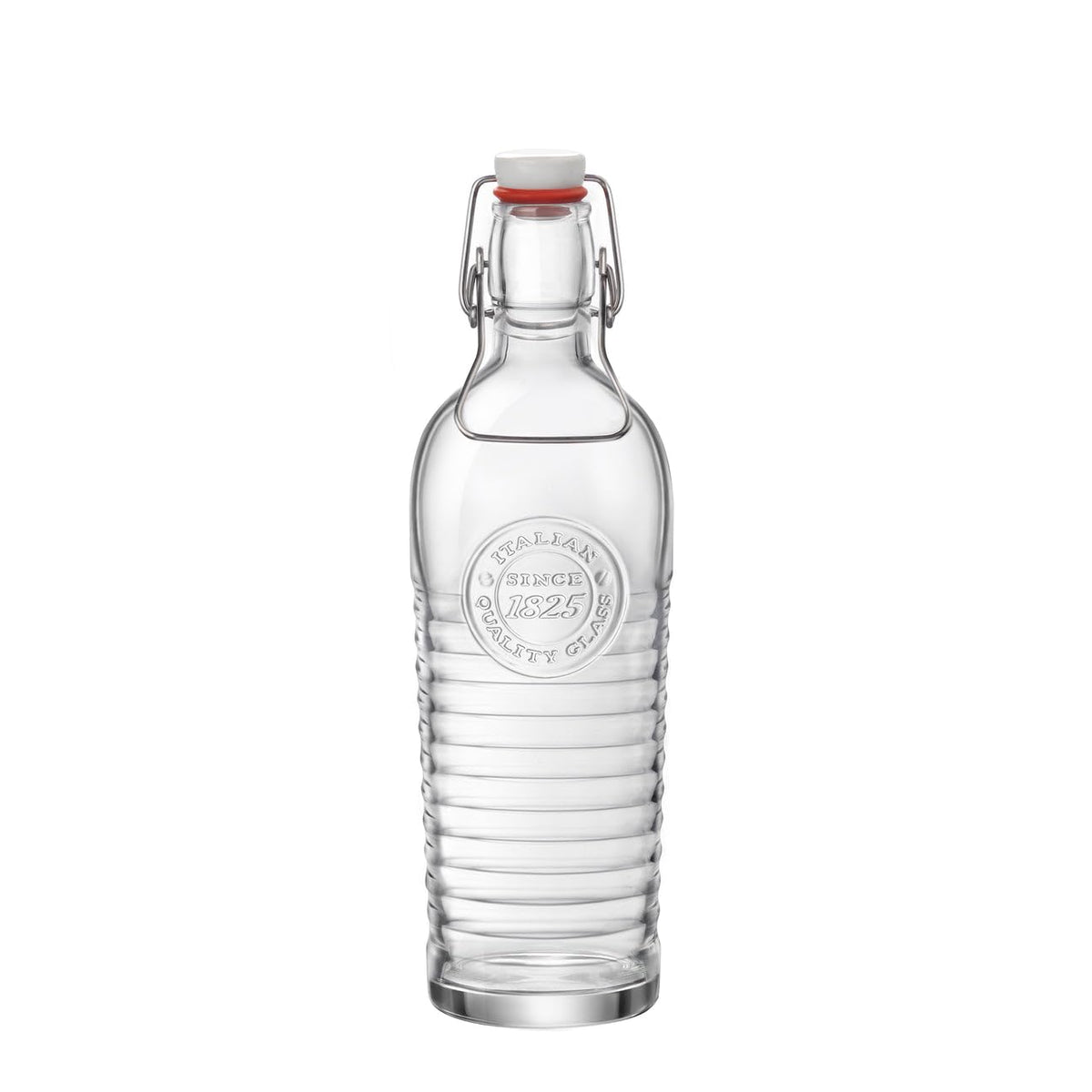 Bormioli Rocco Officina Botella para agua, 1.2 L, transparente