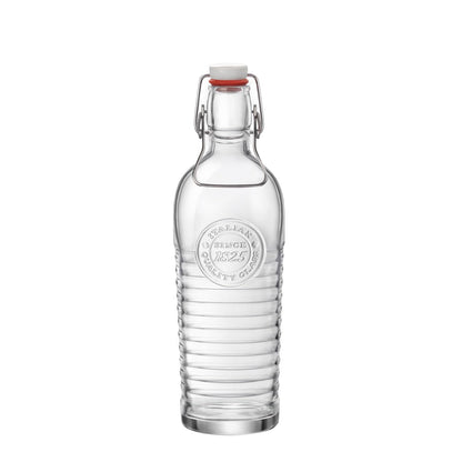 Bormioli Rocco Officina Botella para agua, 1.2 L, transparente