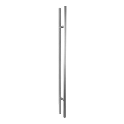 Brüken MX6427 Jaladera Tipo H 150 X 14.5 X 3 Cm, Plata