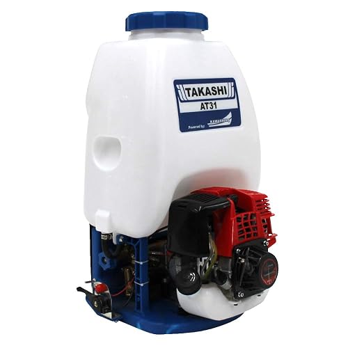 TAKASHI MAPLE | AT31 Fumigador Aspersor de Mochila con Motor a Gasolina, 25L 31CC