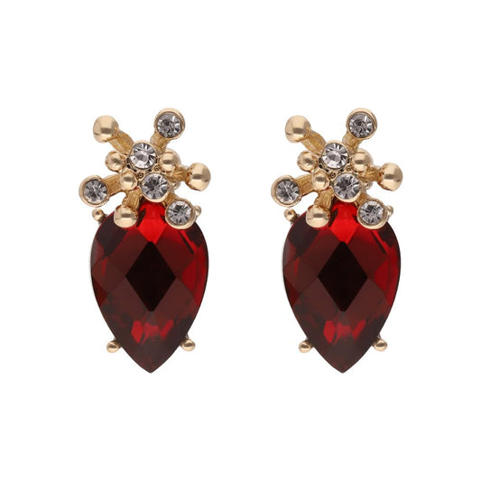 Anne Klein Aretes Dorado Gota Para Mujer | Pequeño, 1 par, cierre poste, aleación de metales, baño dorado