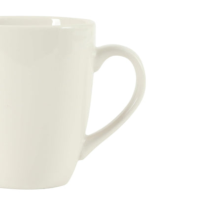 Gibson Home Great Essentials Tazas de Café 12 oz | Porcelana, Juego de 12 Tazas, Para Café con Leche, Té Caliente, Capuchino, Mocha, Expreso, Cacao