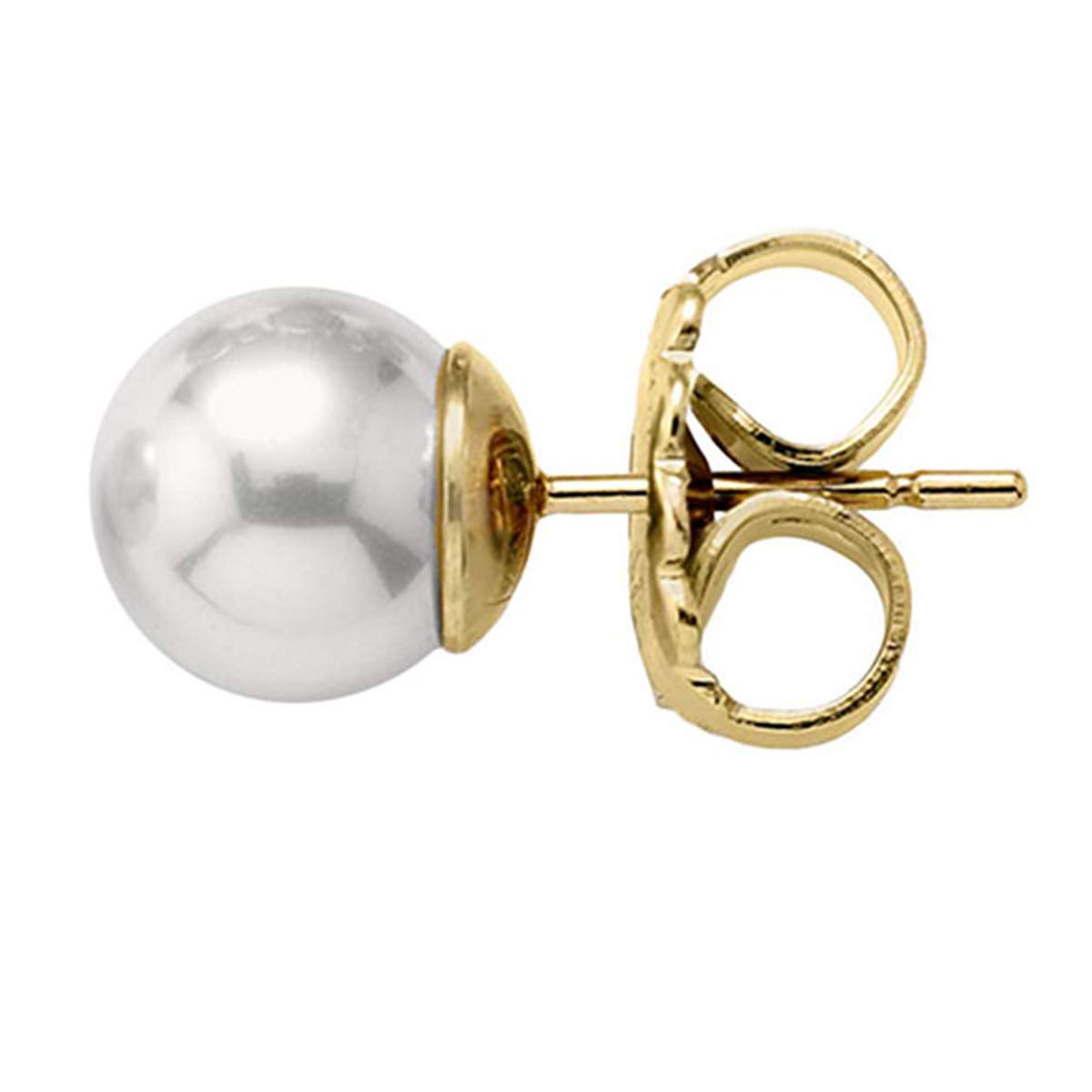 MJ00323.01.1.000.701.1 Majorica Arete para Mujer, color Blanco, 7 mm
