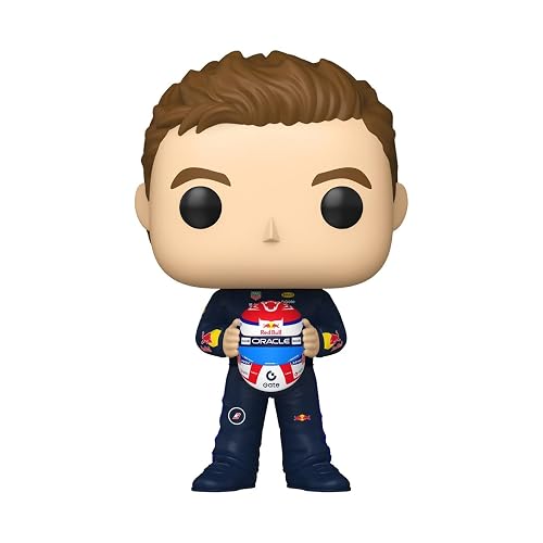 Funko Pop! Racing: Red Bull - MAX Verstappen | Holding Helmet, Red Bull Racing, Collectable Vinyl Figure, Gift Idea, Official Merchandise, Toys for Kids & Adults