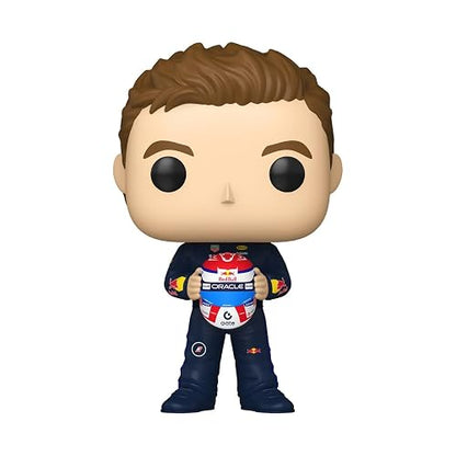 Funko Pop! Racing: Red Bull - MAX Verstappen | Holding Helmet, Red Bull Racing, Collectable Vinyl Figure, Gift Idea, Official Merchandise, Toys for Kids & Adults