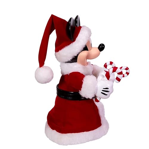 Kurt Adler dn9168 25,4 cm Mickey Mouse Treetop/Tablepiece con Brazos Bendable