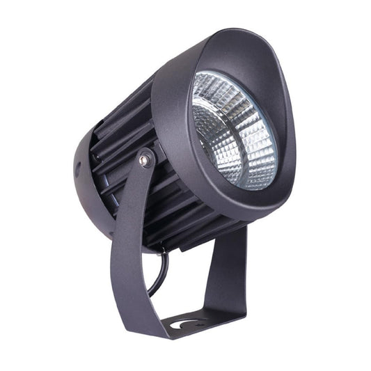 Tecnolite Lampara Sobreponer en piso exterior Negro 30W Luz suave cálida 30HLED764MV30N