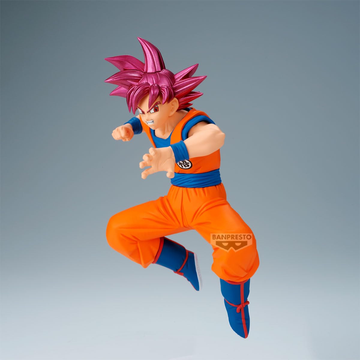 Banpresto - Dragon Ball Super Saiyan God Son Goku vs Beerus Match Makers Figura de colección 4.7 Pulgadas - Estatuilla Anime con Base y Pose dinámica para exhibición