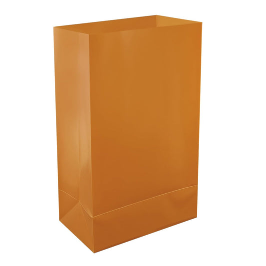 Lumabase - Bolsas de plástico para luminaria, Color café - Juego de 12