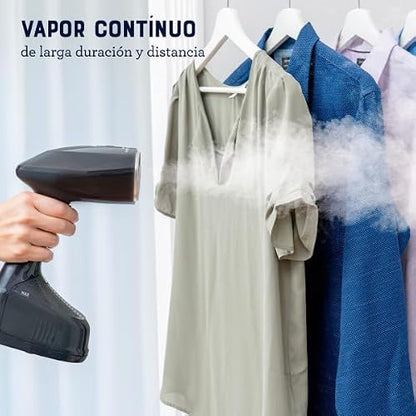 Oster® Vaporizador de Telas Portátil, con Cable de 2.55 Metros, Capacidad de 240 ml, Negro, GCSTES101