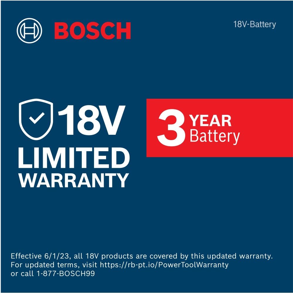 BOSCH BAT612-2PK Baterías de alimentación estándar de iones de litio de 18 V, 2 Ah