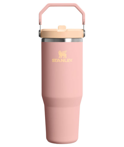 Stanley IceFlow 2.0 Vaso de Popote con Tapa Giratoria - Rosa melocotón - 0.9 Litros