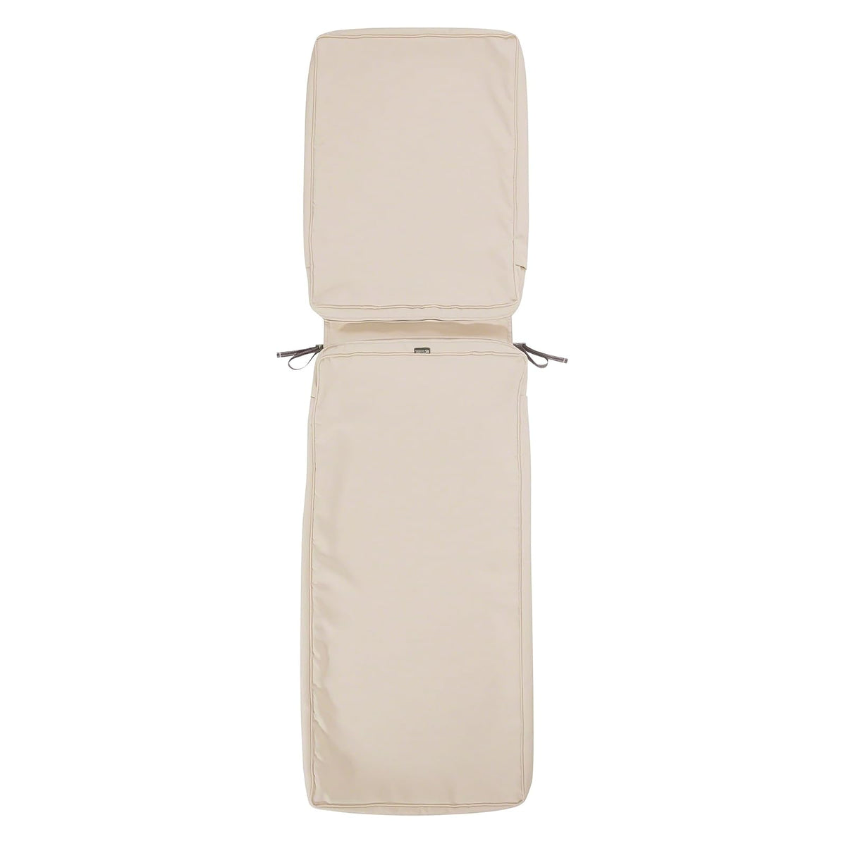 Classic Accessories Montlake Chaise - Cojín de espuma y funda antideslizante, Beige antiguo, 80 in L x 26 in W x 3 in T