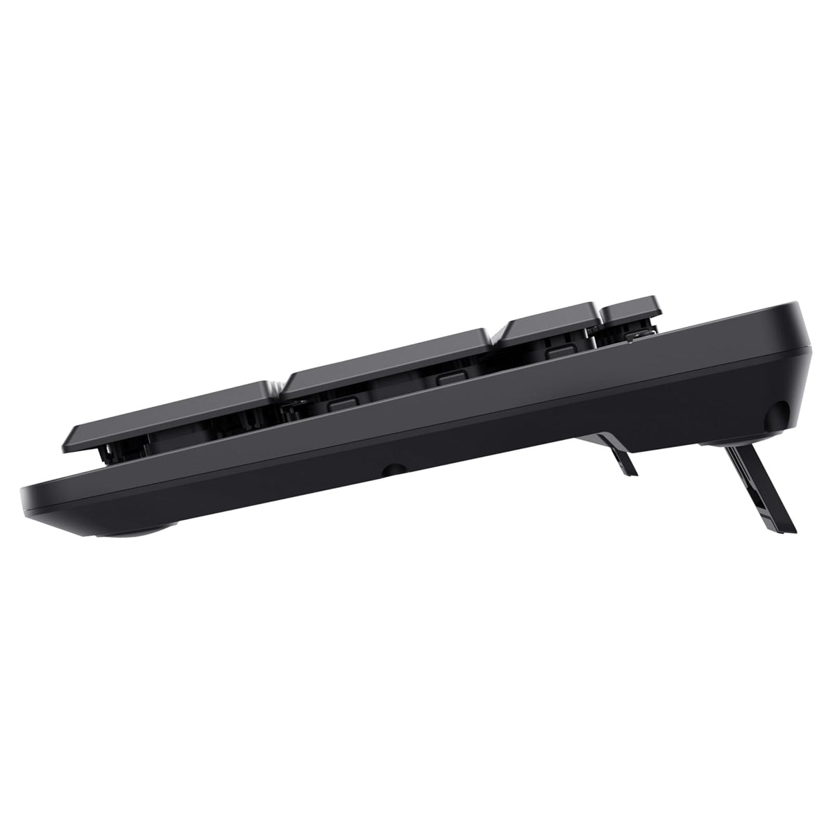 Trust ODY II Teclado Inalámbrico Silencioso QWERTY Español, Negro | Resistente a Derrames, Tamaño Completo, Receptor USB, Ideal para Oficina, Compatible con PC/Laptop/Windows/MacOS