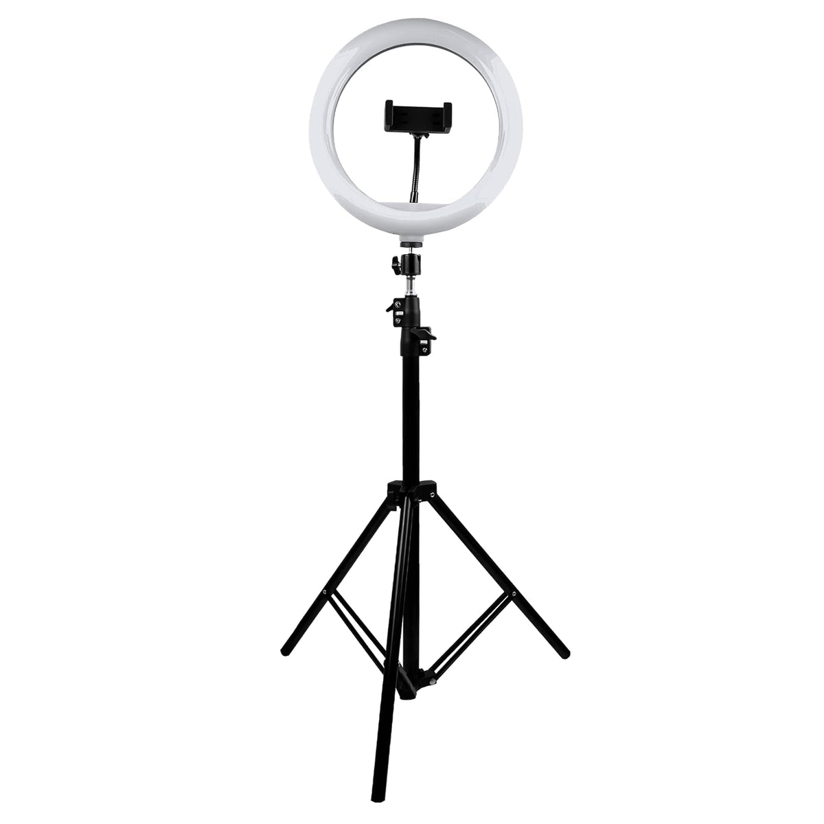 Perfect Choice Aro de luz led 10" con Base expandible y tripié para Streaming PC-120407 Lumeria