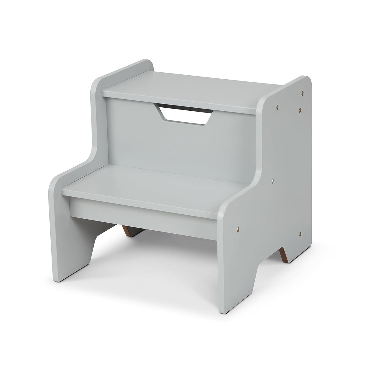Melissa & Doug Banco Escalón de Madera para Niños - Gris