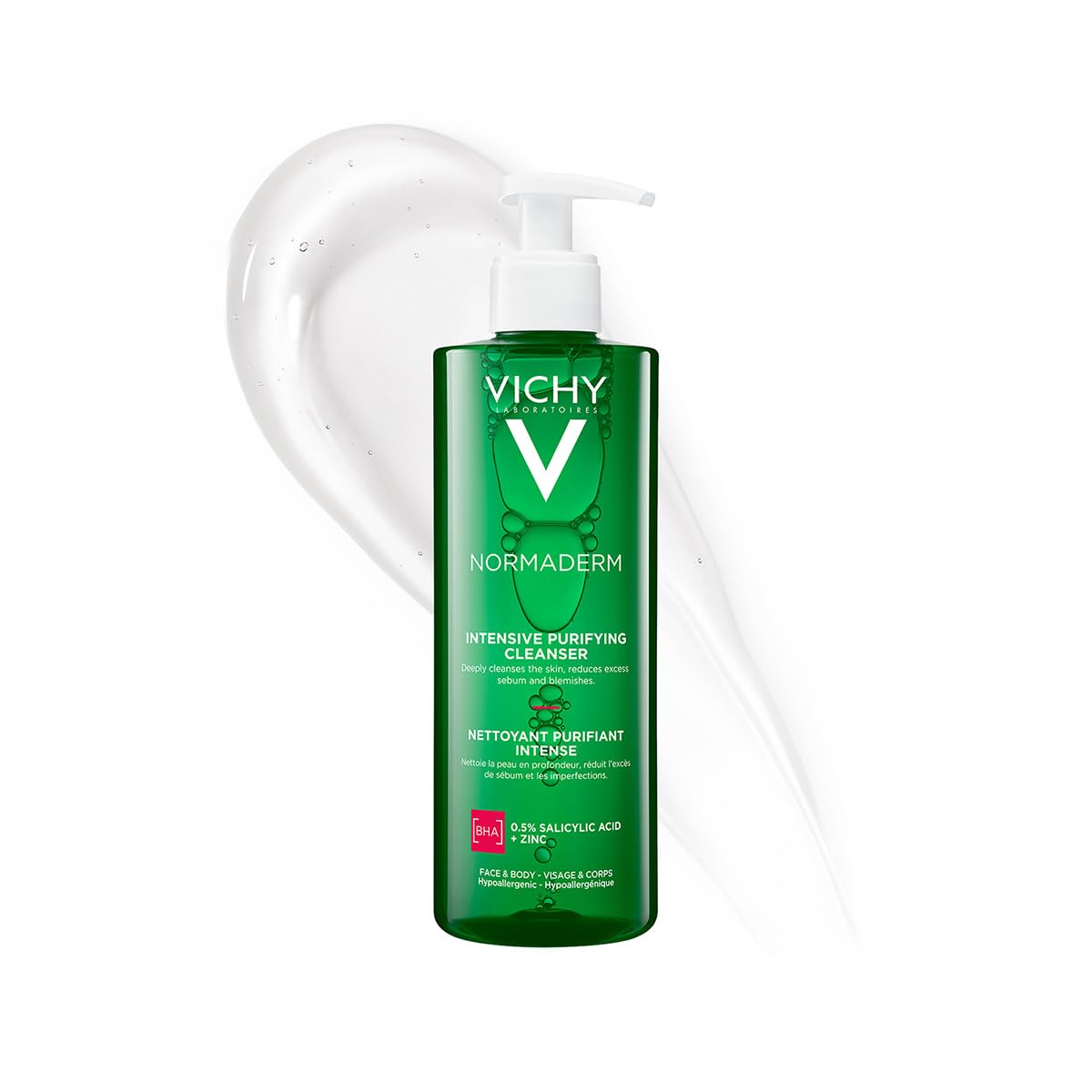 Vichy Gel Limpieza Rostro Anti-imperfecciones Normaderm Phytosolution - Reduce brillo e imperfecciones, para piel rasa o propensa al acné