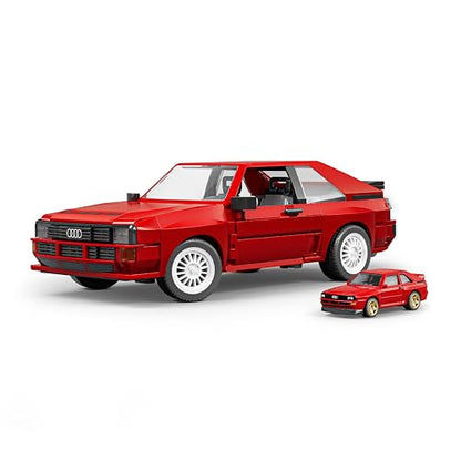 Mattel Brick Shop Hot Wheels, Juguete De Construcción, Elite Audi Sport Armable, para Coleccionistas y 10+ Años