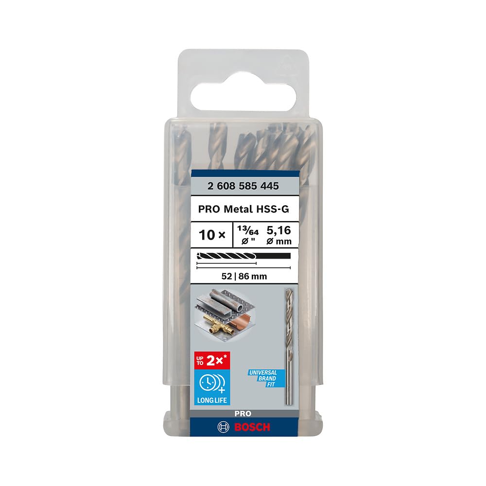 Bosch 2608585445 Brocas Metal HSS-G
