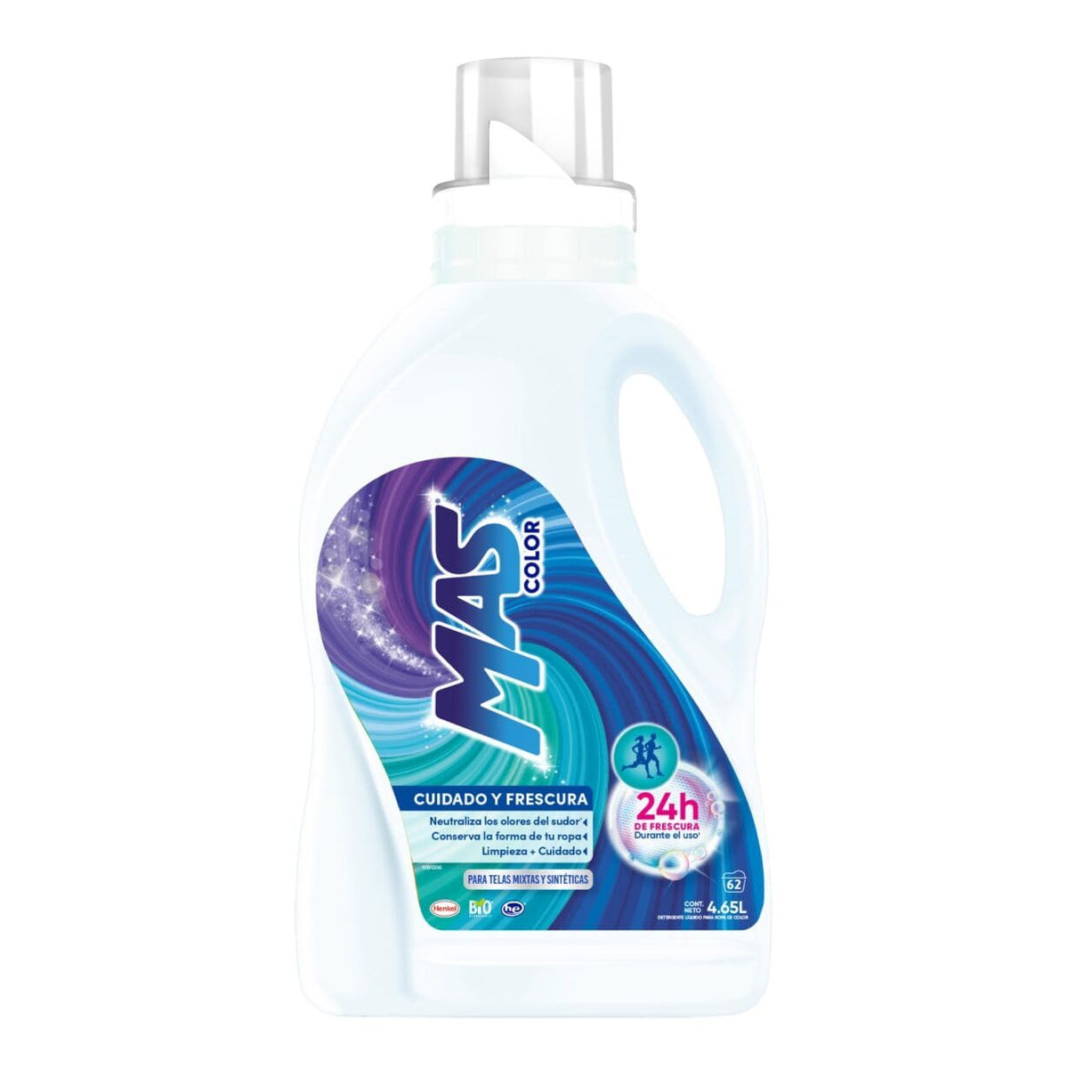 Mas Oscura Detergente Líquido para Ropa Oscura y Mezclilla 6.64 L - Mas Frescura - 4.65 l (Paquete de 1) - Detergente Líquido