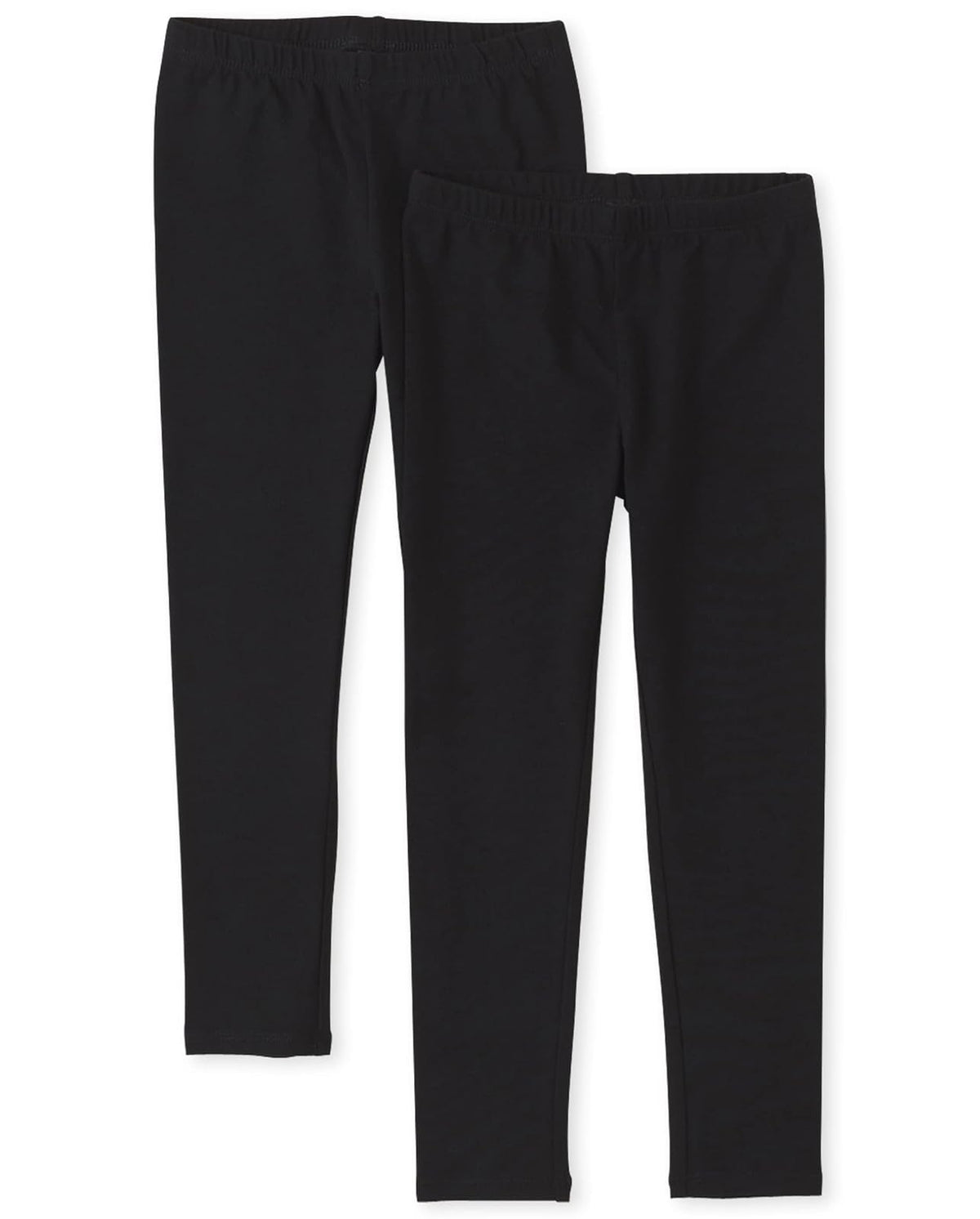 The Children's Place Leggings Capri para Niña, Paquete Múltiple - Black - 2XG
