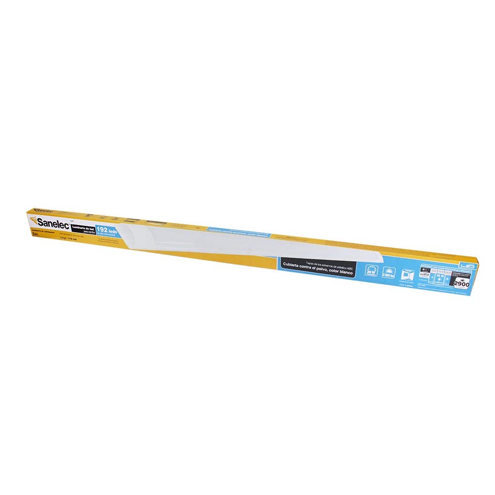 Sanelec Luminario LED de Sobreponer para Techo, Cubierta Contra Polvo - 36W