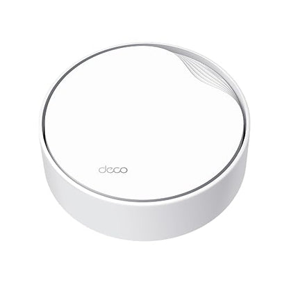TP-Link Deco X50-PoE Sistema WiFi 6 Mesh AX3000, Dual Band con IA, Puerto 2.5G, PoE+, Compatible con Serie Deco, WiFi Auto-adaptativo, Ideal para Montaje en Techo y conexión Multi-Gigabit