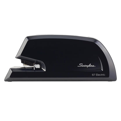 Swingline 06701 Grapadora eléctrica comercial resistente, capacidad de 20 hojas, metal, negro