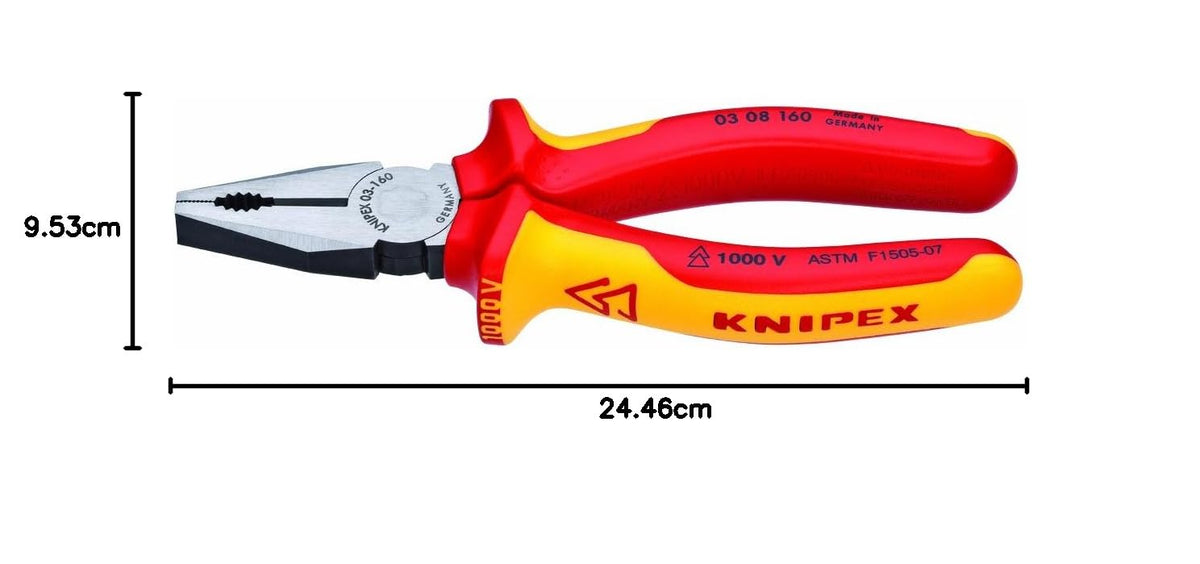 KNIPEX - Alicates combinados aislados de 1000 V