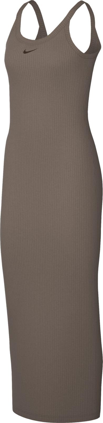 Nike Sportswear Chill Knit Eng Anliegendes Mini-Rib-Tank-Kleid (Damen) Vestido Corto Rib Tanque Mujer