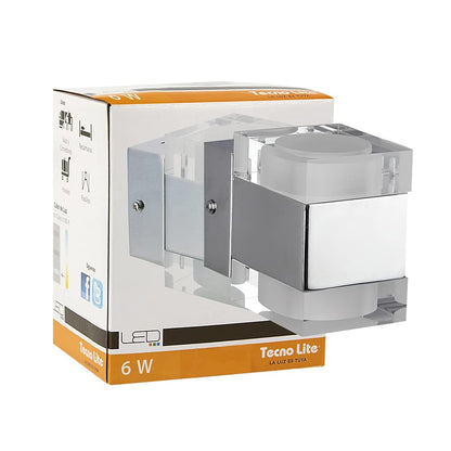 Tecnolite - Lámpara de interior LED para sobreponer, 6 W, Luz Cálida Brillante