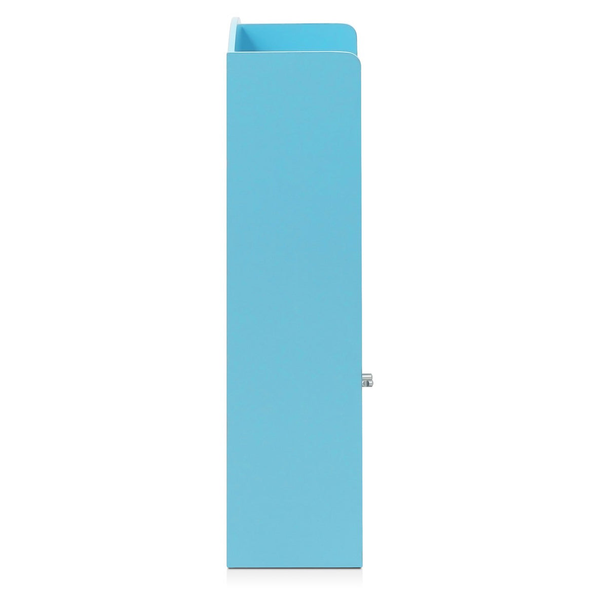 Furinno Lova Estantería con clóset de Almacenamiento, 2 estantes con Puertas, Azul Claro