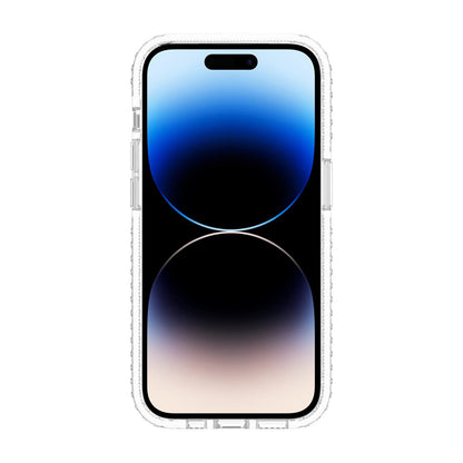 Incipio Grip Funda Compatible con iPhone 14 Pro, Protección Caídas 4.2m, Bisel Elevado, Protección Antimicrobiana - Transparente
