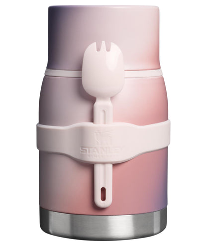 STANLEY The Adventure To-Go - Tarro de comida + Spork de 24 onzas / 0,71 L Espiral de amanecer