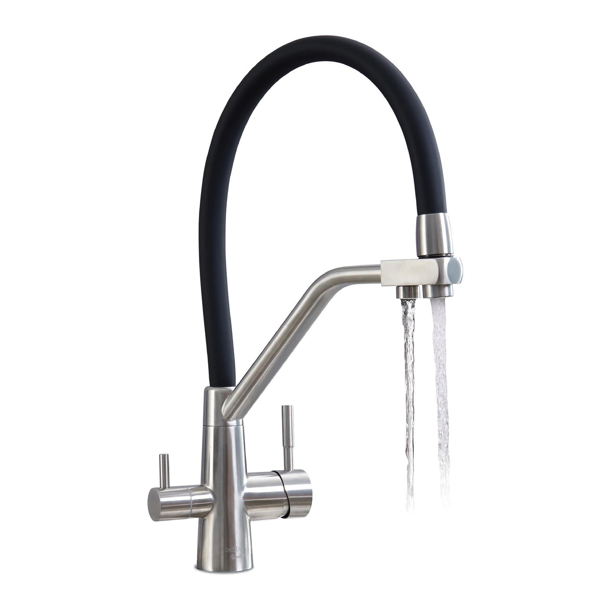 ROTOPLAS BEBBIA GRIFO PARA COCINA 3 VÍAS PARA AGUA PURIFICADA (FLEXIBLE)