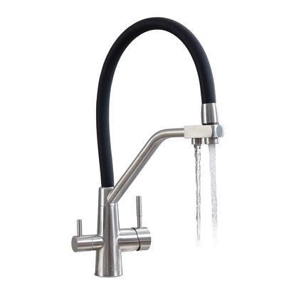 ROTOPLAS BEBBIA GRIFO PARA COCINA 3 VÍAS PARA AGUA PURIFICADA (FLEXIBLE)