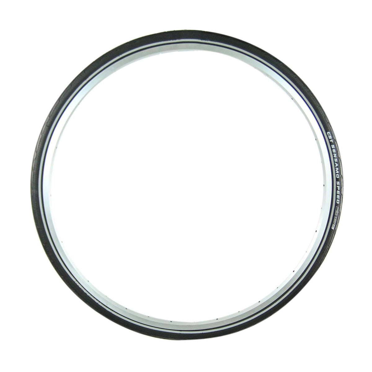 Llanta CST SENSAMO Speed 700x35C ‍ | Urbano | Negra con Banda Reflejante | Alta Durabilidad y Seguridad | Ideal de Ciudad