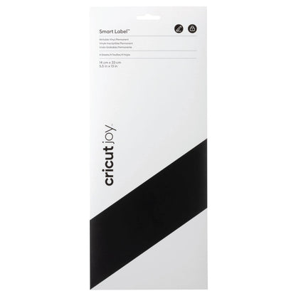 Cricut Joy Smart Label - Hojas de vinilo permanentes para máquina Cricut Joy, corte rápido sin colchón, no necesita cinta de transferencia, calcomanías para manualidades con bolígrafos o marcadores Cricut, color negro