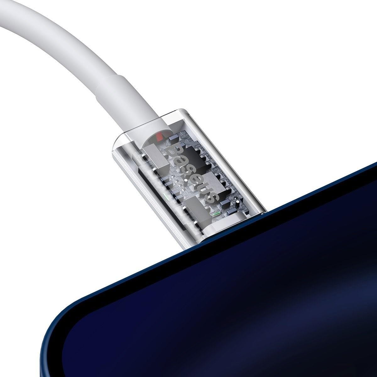 Baseus - Cable Cargador de Datos de Carga rápida Serie Superior Tipo C a IP PD 20W 1m (A0002121)