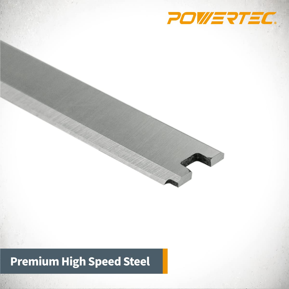 POWERTEC 12828 - Cuchillas cepilladoras de 13 pulgadas para RIDGID R4330, TP1300LS, repuesto para cuchillos cepilladores AC20502, juego de 3