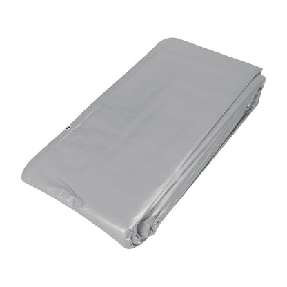 Truper Lona Reforzada con Ojillos de Aluminio - Lona - 6 x 9 m - Gris